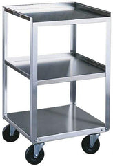 Made in USA - 17-1/8 Inches Wide x 33 Inches High x 18-3/4 Inches Deep Portable Mobile Equipment Stand - 500 Lbs. Load Capacity, 10-3/4 Inch Shelf Clearance - Caliber Tooling