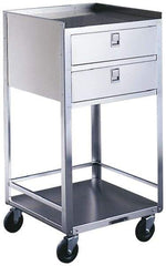 Made in USA - 16-3/4 Inches Wide x 32-1/8 Inches High x 18-3/4 Inches Deep Portable Mobile Equipment Stand - 300 Lbs. Load Capacity, 8-1/8 Inch Shelf Clearance - Caliber Tooling