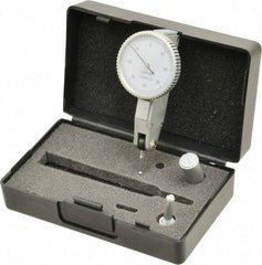 Value Collection - 0.008 Inch Range, 0.0001 Inch Dial Graduation, Horizontal Dial Test Indicator - 1.26 Inch White Dial, 0-40-0 Dial Reading - Caliber Tooling