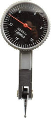 Value Collection - 0.03 Inch Range, 0.0005 Inch Dial Graduation, Horizontal Dial Test Indicator - 1.26 Inch Black Dial, 0-15-0 Dial Reading - Caliber Tooling