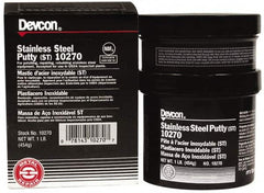 Devcon - 1 Lb Kit Gray Epoxy Resin Putty - 120°F (Wet), 250°F (Dry) Max Operating Temp - Caliber Tooling