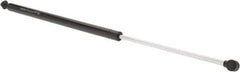 Value Collection - 0.39" Rod Diam, 0.87" Tube Diam, 150 Lb Capacity, Fixed Force Gas Spring - 27.8" Extended Length, 10" Stroke Length, Plastic Ball Socket, Black Nitride Piston - Caliber Tooling