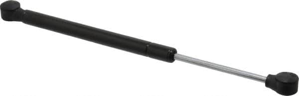 Value Collection - 0.24" Rod Diam, 0.59" Tube Diam, 80 Lb Capacity, Fixed Force Gas Spring - 12" Extended Length, 3.5" Stroke Length, Plastic Ball Socket, Black Nitride Piston - Caliber Tooling