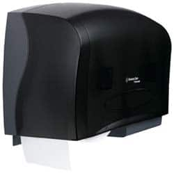 Kimberly-Clark Professional - Coreless Double Roll Plastic Toilet Tissue Dispenser - 20" Wide x 11" High x 6" Deep, Gray - Caliber Tooling