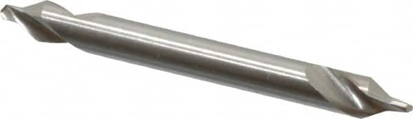 Magafor - #1 Plain Cut 60° Incl Angle High Speed Steel Combo Drill & Countersink - Caliber Tooling