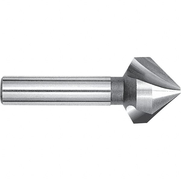 Magafor - 1/2" Head Diam, 1/4" Shank Diam, 82° Cobalt Countersink - Caliber Tooling