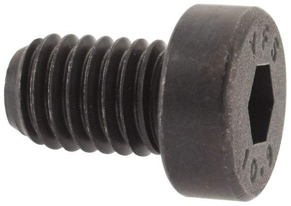 Value Collection - M8x1.25 Metric Coarse Hex Socket Drive, Low Socket Cap Screw - Grade 10.9 Alloy Steel, Black Oxide Finish, Fully Threaded, 12mm Length Under Head - Caliber Tooling