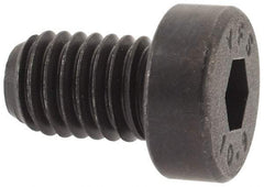 Value Collection - M8x1.25 Metric Coarse Hex Socket Drive, Low Socket Cap Screw - Grade 10.9 Alloy Steel, Black Oxide Finish, Fully Threaded, 12mm Length Under Head - Caliber Tooling