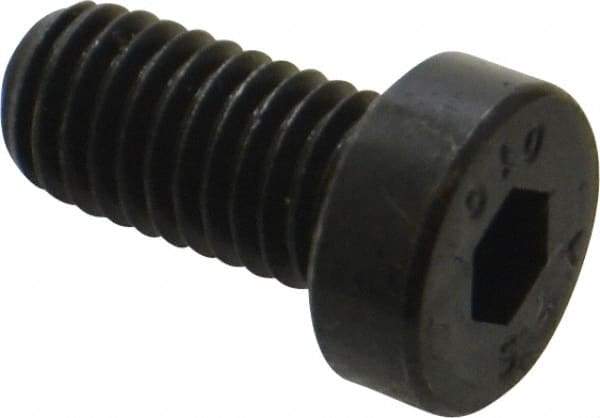 Value Collection - M8x1.25 Metric Coarse Hex Socket Drive, Low Socket Cap Screw - Grade 10.9 Alloy Steel, Black Oxide Finish, Fully Threaded, 16mm Length Under Head - Caliber Tooling