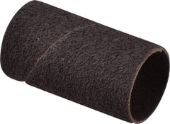 Made in USA - 50 Grit Aluminum Oxide Coated Spiral Band - 1" Diam x 2" Wide, Coarse Grade - Caliber Tooling