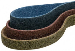 Superior Abrasives - 2" Wide x 132" OAL, Aluminum Oxide Abrasive Belt - Aluminum Oxide, Very Fine, Nonwoven - Caliber Tooling