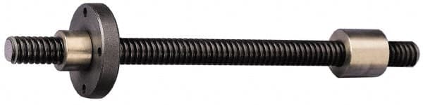 Keystone Threaded Products - TR55x12.0 Acme, 2m Long, Alloy Steel Trapezoidal Roll Metric Threaded Rod - Black Oxide Finish, Right Hand Thread - Caliber Tooling