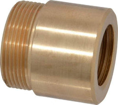 Keystone Threaded Products - 1-1/2" Long, 1-1/2" High, 1/2" Thread Length, Bronze, Right Hand, Round, Precision Acme Nut - 1.375-16 Thread Size, 2C Class of Fit - Caliber Tooling