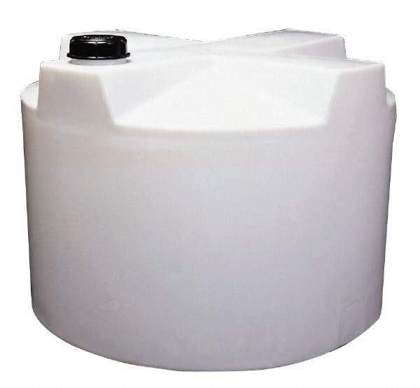 Made in USA - 1,200 Gallon Cylindrical Polyethylene Closed Top Tank - 52" High x 86" Diam - Caliber Tooling