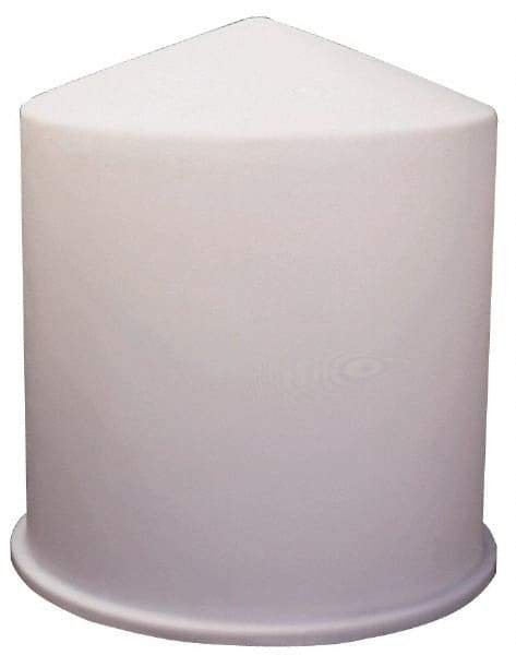 Made in USA - Round Polyethylene Tank Cover for 250 Gallon Container - 42" Wide x 1/4" Thick - Caliber Tooling