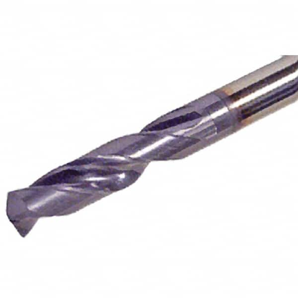 Iscar - 16.6mm 140° Spiral Flute Solid Carbide Screw Machine Drill Bit - Caliber Tooling