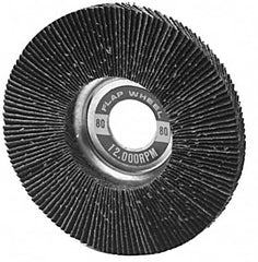 3M - 4" Diam Locking Nut Disc Backing Pad - 5/8-11 Thread - Caliber Tooling