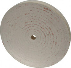 Divine Brothers - 10" Diam x 1" Thick Unmounted Buffing Wheel - Polishing Wheel, 3/4" Arbor Hole - Caliber Tooling