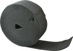 Superior Abrasives - 30' Long x 4" Wide Nonwoven Roll - Very Fine Grade, Gray, Silicon Carbide - Caliber Tooling