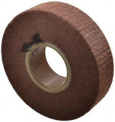 Made in USA - 8" Diam 220 Grit Aluminum Oxide Unmounted Flap Wheel - 3" Hole, 2" Wide, Density 7, Nonwoven, Grade Very Fine, 3,200 Max RPM - Caliber Tooling