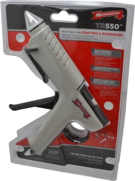 Arrow - Full Barrel Frame Electric Hot Glue Gun - Use with 1/2" Diam Hot Melt Glue Stick - Caliber Tooling