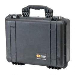 Pelican Products, Inc. - 6-23/32" Wide x 12-57/64" High, Clamshell Hard Case - Black, Polypropylene - Caliber Tooling