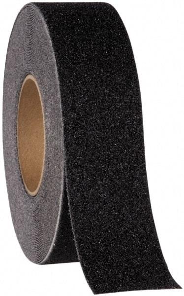 NMC - Black Solid Color Anti-Slip Vinyl Tape - 4" Wide x 60' Long x 0.05" Thick, Heavy/High Traffic - Caliber Tooling