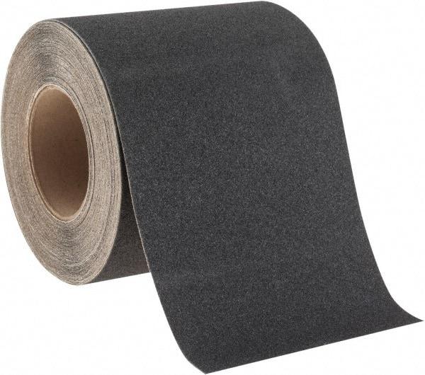 NMC - Black Solid Color Anti-Slip Vinyl Tape - 6" Wide x 60' Long x 0.02" Thick, General Traffic - Caliber Tooling