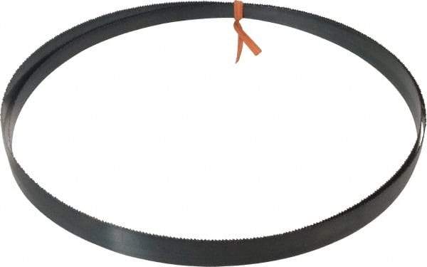 Disston - 14 TPI, 8' Long x 1/2" Wide x 0.025" Thick, Welded Band Saw Blade - Carbon Steel, Toothed Edge, Raker Tooth Set, Flexible Back, Contour Cutting - Caliber Tooling