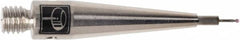 Renishaw - 0.0197 Inch Ball Diameter, Carbide Stem, M3 Thread, Ruby Point Ball Tip CMM Stylus - 0.0787 Inch Working Length, 0.02 Inch Stem Diameter, 0.8268 Inch Overall Length - Caliber Tooling