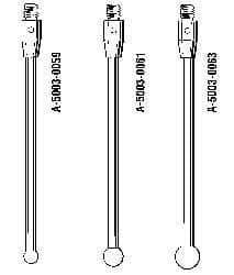 Renishaw - 10 mm Ball Diameter, CMM Stylus and Probe - 60.5 mm Overall Length - Caliber Tooling