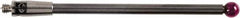 Renishaw - 0.1181 Inch Ball Diameter, Carbide Stem, M2 Thread, Ruby Point Ball Tip CMM Stylus - 1.4567 Inch Working Length, 0.0787 Inch Stem Diameter, 1.5748 Inch Overall Length - Caliber Tooling