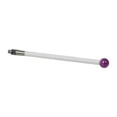 Renishaw - 0.1969 Inch Ball Diameter, Ceramic Stem, M2 Thread, Ruby Point Ball Tip CMM Stylus - 1.9685 Inch Working Length, 0.0984 Inch Stem Diameter, 1.9685 Inch Overall Length - Caliber Tooling