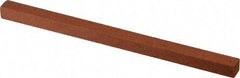 Norton - 4" Long x 1/4" Wide x 1/4" Thick, Aluminum Oxide Sharpening Stone - Square - Caliber Tooling