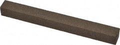 Norton - 4" Long x 3/8" Wide x 3/8" Thick, Aluminum Oxide Sharpening Stone - Square - Caliber Tooling