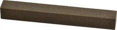 Norton - 4" Long x 1/2" Wide x 1/2" Thick, Aluminum Oxide Sharpening Stone - Square - Caliber Tooling