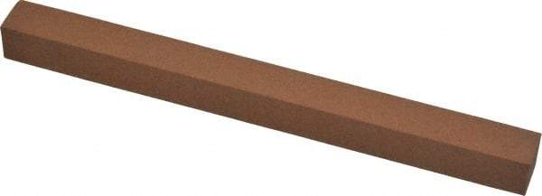 Norton - 6" Long x 1/2" Wide x 1/2" Thick, Aluminum Oxide Sharpening Stone - Square, Medium Grade - Caliber Tooling