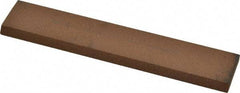 Norton - 5" Long x 1" Wide x 3/16" Thick, Aluminum Oxide Sharpening Stone - Rectangle, Medium Grade - Caliber Tooling