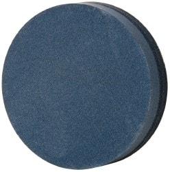 Norton - 4" Long x 1" Diam x 1" Thick, Silicon Carbide Sharpening Stone - Round, Coarse, Fine Grade - Caliber Tooling