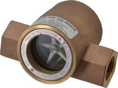 Dwyer - 3/4 Inch, Bronze Body Sight Flow Indicator - 125 Max psi, 4-1/16 Inch Overall Length, 200°F - Caliber Tooling