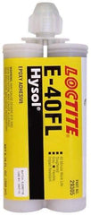 Loctite - 200 mL Cartridge Two Part Epoxy - 40 min Working Time, 3,750 psi Shear Strength, Series E-40FL - Caliber Tooling