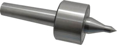 Riten - MT4 Taper Shank, 3" Head Diam 6,000 Lb Capacity Live Center - 4,000 Max RPM, 1-31/32" Head Length, 1/2" Point Diam, 2.2188" Point Len, 1,100 Lb Max Workpc, 8-5/8" OAL, 13/16" Long Tip, Long Point - Caliber Tooling