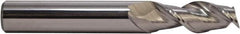 M.A. Ford - 1", 1-1/4" LOC, 1" Shank Diam, 4" OAL, 2 Flute, Solid Carbide Square End Mill - Single End, Uncoated, 37° Helix, Centercutting, Right Hand Cut, Right Hand Flute, Series 136 - Caliber Tooling