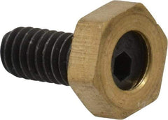 Gibraltar - 5/16" Hex, 8-32 Stud Thread, Symmetrical Hex Clamp - 0.11" Hex Height, 23/64" Thread Length, 10 Clamps - Caliber Tooling