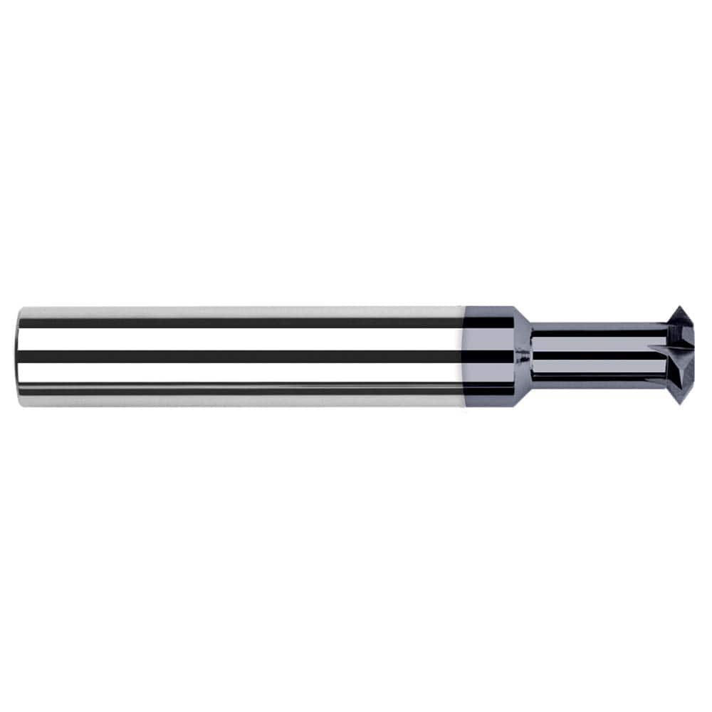 Harvey Tool - 3/32° 3/32" Cut Diam, 0.046" Cut Width, 1/8" Shank, Solid Carbide Double-Angle Cutter