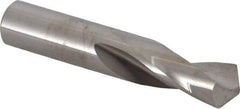 M.A. Ford - 5/8" 118° Spiral Flute Solid Carbide Screw Machine Drill Bit - Bright Finish, Right Hand Cut, 1-3/4" Flute Length, 3-1/2" OAL, Faceted Point, Straight Shank - Caliber Tooling