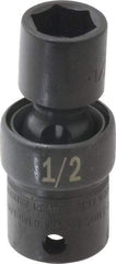 SK - 3/8" Drive 1/2" Standard Universal Impact Socket - 6 Points, 2-9/64" OAL - Caliber Tooling