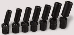 SK - 3/8" Drive 5/8" Deep Universal Impact Socket - 6 Points, 3-7/32" OAL - Caliber Tooling