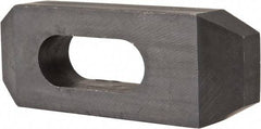 Value Collection - 5/8" Stud, Heat Treated Steel, Plain Strap Clamp - 1.772" Travel, 4" OAL x 1-1/2" Wide x 3/4" High, Black Oxide, Tapered Nose - Caliber Tooling