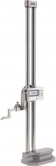 Mitutoyo - 24" Electronic Height Gage - 0.0005, 0.0002" (Switchable) Resolution, Accurate to 0.0015", LCD Display, SPC Data Output - Caliber Tooling